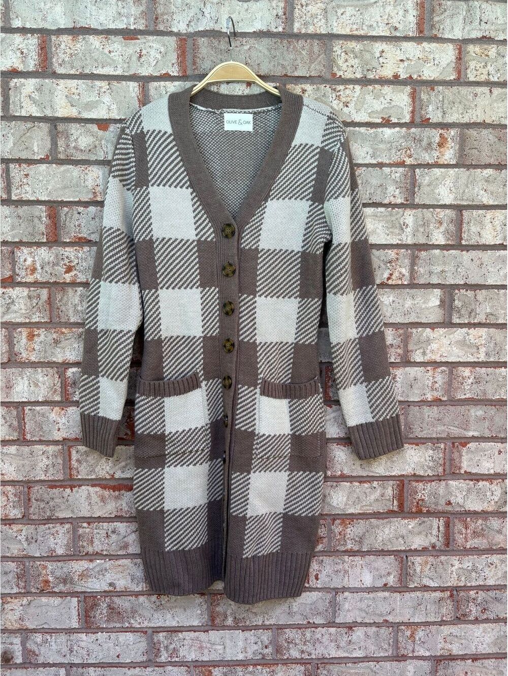 Olive & Oak Brown Sweater Dress Size PS